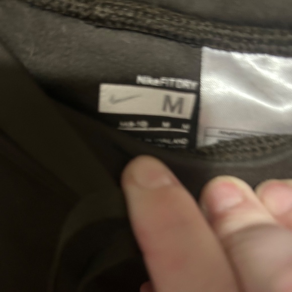 Nike Dri fit bootcut olive green pants - Picture 2 of 2